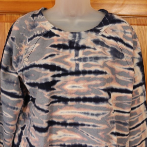 Young Fabulous & Broke Tie Dye Zip Sweater Medium - Picture 3 of 12